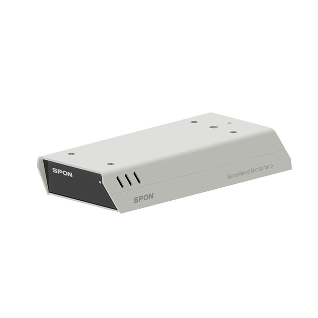 Outdoor Directional Audio IP CCTV Microphone with Metal Shell for Surveillance System & Public Security