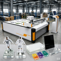 Machine de découpe CNC pour impression publicitaire, pour panneaux en Perspex, PET, pour trottoirs, jardins, pelouses, panneaux en acrylique et panneaux KT