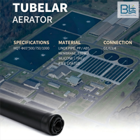 Fournisseur Direct Usine BELI Diffuseur d'air tubulaire à bulles fines pour traitement des eaux usées, en EPDM microporeux, oxygénation tubulaire, Garantie 1 an