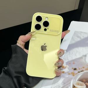 Nuovo Macaron ghiaccio grande custodia per telefono IPhone17promax 16pro caso 15 tinta unita 14 <span class=keywords><strong>coppia</strong></span> 13 con Logo Anti-goccia <span class=keywords><strong>Cover</strong></span> protettiva - Product Image 2