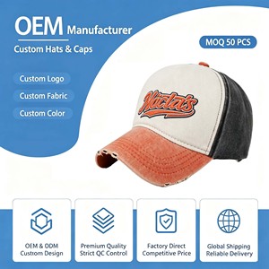 Casquette de baseball unisexe à 6 panneaux, non structurée, sportive, imperméable, avec logo personnalisé brodé, 100% coton, casquette de sport de haute qualité - Product Image 1