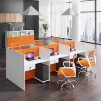 Table de bureau modulaire pour 4, 6, 8 ou 10 personnes, mobilier de bureau moderne, poste de travail, bureau moderne pas cher