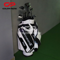 Simulador de Golf Virtual Comercial Colorful Park, Sistema de Práctica de Golf Interior con Sensor de Alta Precisión para Clubes de Golf y Centros de Juego