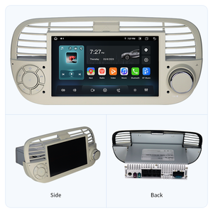 Autoradio Android 13 con Schermo da 7/9 Pollici per Fiat 500 8+128GB Lettore Multimediale GPS con Carplay e Android Auto - Product Image 6