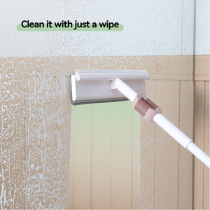 Chổi lau tường hai chức năng cán dài, sợi microfiber, có thể điều chỉnh, lau khô và lau ướt, dụng cụ vệ sinh nhà cửa - Product Image 3