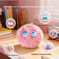 Robot intelligent AI Dou Bao, compagnon unisexe pour enfants, pour chatter, apprendre, animal de compagnie électronique en peluche à commande vocale, anniversaire