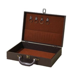 Boîte de livraison en stock, porte-clés en cuir, documents immobiliers, contrat et politique d'assurance, personnalisable avec logo - Product Image 5