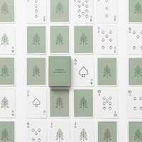 Cartas de Juego Personalizadas de Estilo Nórdico Minimalista, Papel de Núcleo Blanco de 310 g/m², Acabado Mate Suave al Tacto, Barniz, Logotipo Personalizado - Regalo para el Bienestar
