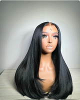 Vente en gros 13X4HD Suisse Dentelle Frontale Perruque 180% Haute Cru Indien Vierge Naturel 180 Densité Cheveux Humains Transparent Dentelle Perruque Droite