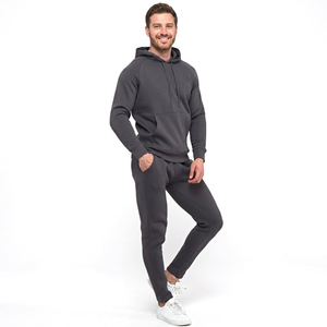 Conjunto Deportivo Personalizado Unisex con Capucha y Estampado Animal, Pantalones Deportivos de Forro Polar, Ropa Deportiva para Entrenamiento, Gimnasio, Cómodo, Lavado Ácido, 100% Algodón - Product Image 1