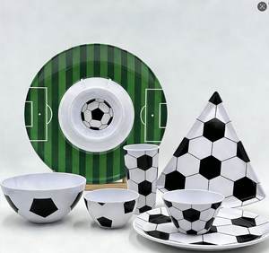 Bol promotionnel en mélamine pour soirée de jeu, football, cadeau, pour noix, pop-corn, céréales, collations et fruits - Product Image 6