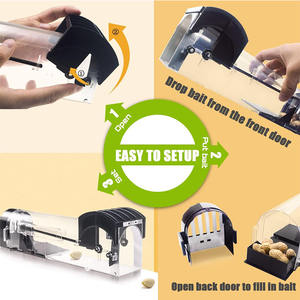Fare kapanları büyütülmüş hayır öldür sıçan yeniden kullanılabilir yakalamak ve fareler tuzak Pet ve çocuk dostu fare tuzak bırakın - Product Image 4