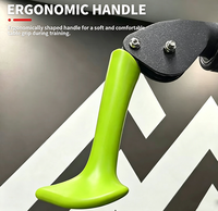 Máquina de Esquí de Pared para Entrenamiento en Gimnasio, con Resistencia Ajustable en Múltiples Niveles, para Entrenamiento Cardiovascular, Quema de Grasa y Tonificación