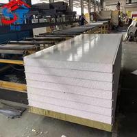 Maison préfabriquée, maison modulaire en conteneurs, matériaux de construction pour panneaux muraux isolés en EPS, panneaux muraux imperméables, mousse ignifuge