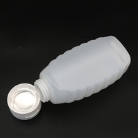 Bouteille vide souple en PE pour sauce BBQ style coréen 400g 12oz, bouteilles en plastique souples pour remplissage à chaud de ketchup et condiments avec bouchon à clapet