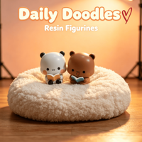 [Rilis Kedua] Figur Resin Mini Blind-Box Ni Yi Bu Bus Everyday, Mainan Trendi, Merchandise Tiga Dimensi, Hewan Uniseks