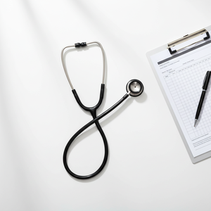 <span class=keywords><strong>Stéthoscope</strong></span> de luxe à double tête BK3012, diaphragme en aluminium, crochets auriculaires en cuivre, tube en Y en PVC, embouts auriculaires en PVC - Product Image 6