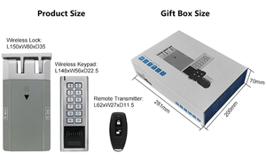 <span class=keywords><strong>Kit</strong></span> de contrôle d'accès électrique sans fil, wi-fi, 433MHz, pour porte - Product Image 5
