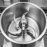 Mesin Pemotong Makanan Listrik Stainless Steel Komersial Otomatis, Pemotong Sayur Buah, Pemotong Mangkuk untuk Restoran
