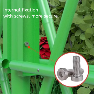 SRX Modelo 3D Valla de jardín de bambú artificial Acero inoxidable y <span class=keywords><strong>madera</strong></span> con marco de hierro para construcción y decoración - Product Image 5