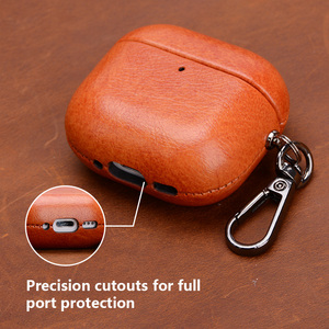 Étui pour écouteurs en cuir antichoc au <span class=keywords><strong>prix</strong></span> direct d'usine pour <span class=keywords><strong>Apple</strong></span> AirPods 1/<span class=keywords><strong>2</strong></span> 1 <span class=keywords><strong>2</strong></span> 3 4 AirPods Pro2 - Product Image 3
