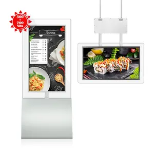 Ultra Thin Double Sided Commercials Ads Screen Lcd Advertising Player Digital Signage And Displays Shop Window Display