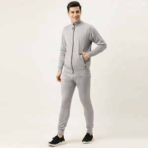 Chándal Deportivo 2 en 1 con Capucha y Estampado Animal, de Algodón y Felpa, para Hombre, Colección de Invierno, con Cierre de Cordón, Logotipo Personalizado - Product Image 1
