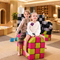 Ensemble de blocs de construction magnétiques en tissu souple ROPECUBE, pour parcs d'attractions et maternelles, usage domestique et commercial, intérieur/extérieur