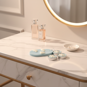 Luxeport Exim Designer Cloudy Affair Sachet de cire parfumée et Bougie chauffe-plat, Coffret cadeau de parfums d'ambiance pour la maison, Cadeau de remerciement pour mariage, Artisanal en gros - Product Image 5