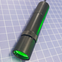 Module laser vert à point petit et longue portée 520 nm 20 mW, lentille en verre, tête laser verte, lumière verte pour pelouse avec adaptateur secteur