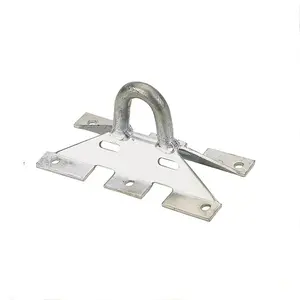 corrosion and weather resistance high strength aluminium alloy anchoring bracket close hook for LV ABC cable poles