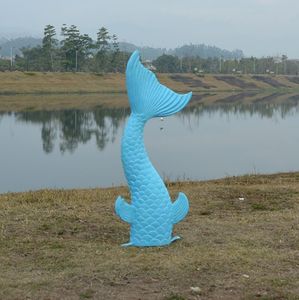 Mô hình đuôi nàng tiên cá bằng sợi thủy tinh, kích thước và màu sắc tùy chỉnh, thương hiệu JZ, dùng cho trung tâm thương mại, rạp chiếu phim, chụp ảnh cưới. - Product Image 2