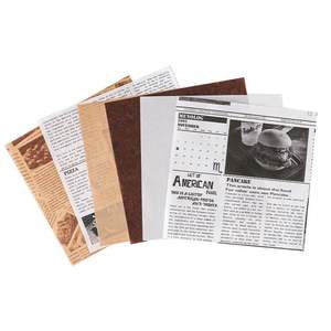 Factory Custom Printed Food Grade Biodegradable Greaseproof 38-90g Butter Wrapping <b>Paper</b> High Quality <b>Wax</b> <b>Paper</b> in <b>Sheets</b> - Product Image 4