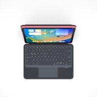 2026 Yeni Akıllı Tablet Kablosuz Sihirli Klavye Kılıfı, Dokunmatik Yüzeyli 7 Renkli RGB Arkadan Aydınlatmalı iPad Pro 11/12.9 Kılıfı OEM