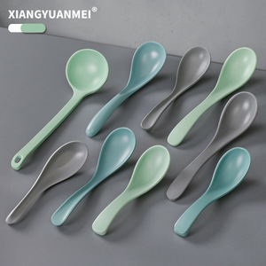 Xiangyuan melamine <b>spoons</b>, commercial restaurant/restaurant/hot pot restaurant special <b>small</b> <b>spoons</b>, imitation porcelain - Product Image 2