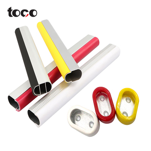 Toco Chrome Plated Iron Wardrobe Oval <strong>Clothes</strong> Tube <strong>Rail</strong> - Product Image 4
