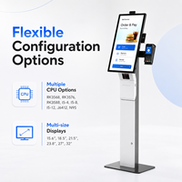 Kiosque de commande et de paiement en libre-service tout-en-un pour restaurant, écran tactile 21,5 pouces, Wi-Fi, machine de point de vente (POS) avec paiement automatique