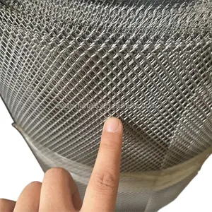 0.2mm 0.3mm Thickness 1.5x3mm 2x4mm Hole Micron Titanium Nickel Stainless Steel Expanded Metal Mesh
