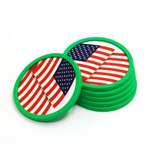 แผ่นรองแก้วซิลิโคนกันลื่น ทนความร้อน ซึมซับน้ำได้ดี พร้อมสกรีนโลโก้ตามสั่ง - Product Image 4