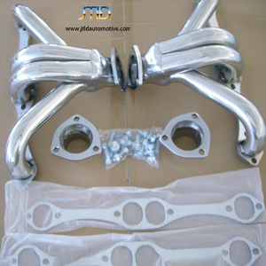 Xả downpipe Kit khối nhỏ hugger <span class=keywords><strong>shorty</strong></span> thép không gỉ T304 đua tiêu đề phù hợp với tất cả các khối nhỏ <span class=keywords><strong>Chevy</strong></span> V8 động cơ từ '55 + - Product Image 3