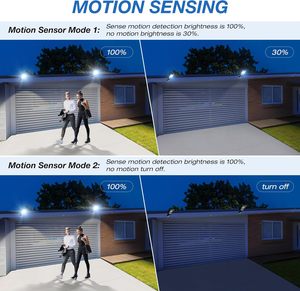 Ngoài trời không thấm nước IP65 50 Wát 100 wát 150 Wát năng lượng mặt trời bức tường ánh sáng với cảm biến chuyển động LED vườn ánh sáng cực - Product Image 3
