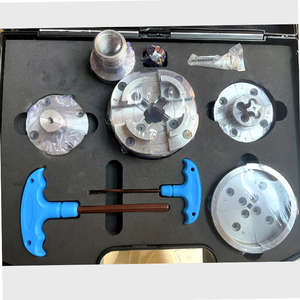 Pk96 4-inch tự định tâm chế biến gỗ máy tiện Chuck Bộ M33 1x8tpi ren 3.75 inch 4 hàm máy công cụ phụ kiện cao - Product Image 3