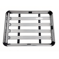JIZHENG Panier de toit universel double couche en alliage d'aluminium de haute qualité avec barres transversales robustes pour bagages SUV 4x4