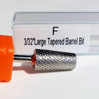 Nouvelle fraise à ongles 2026 pour manucure professionnelle, grande fraise lisse violette F-5XC en carbure de tungstène