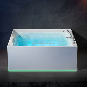 Luxe Moderne 1.8m <span class=keywords><strong>Blanc</strong></span> Acrylique Whirlpool Spa <span class=keywords><strong>Baignoire</strong></span> Jet D'eau <span class=keywords><strong>Tablier</strong></span> pour Intérieur 2 Personnes Massage <span class=keywords><strong>Baignoire</strong></span> pour Salle De Bains - Product Image 4