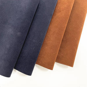 One-Side Flocage Synthétique Daim Cuir Daim Usine de cuir pour bottes Produits en cuir - Product Image 5