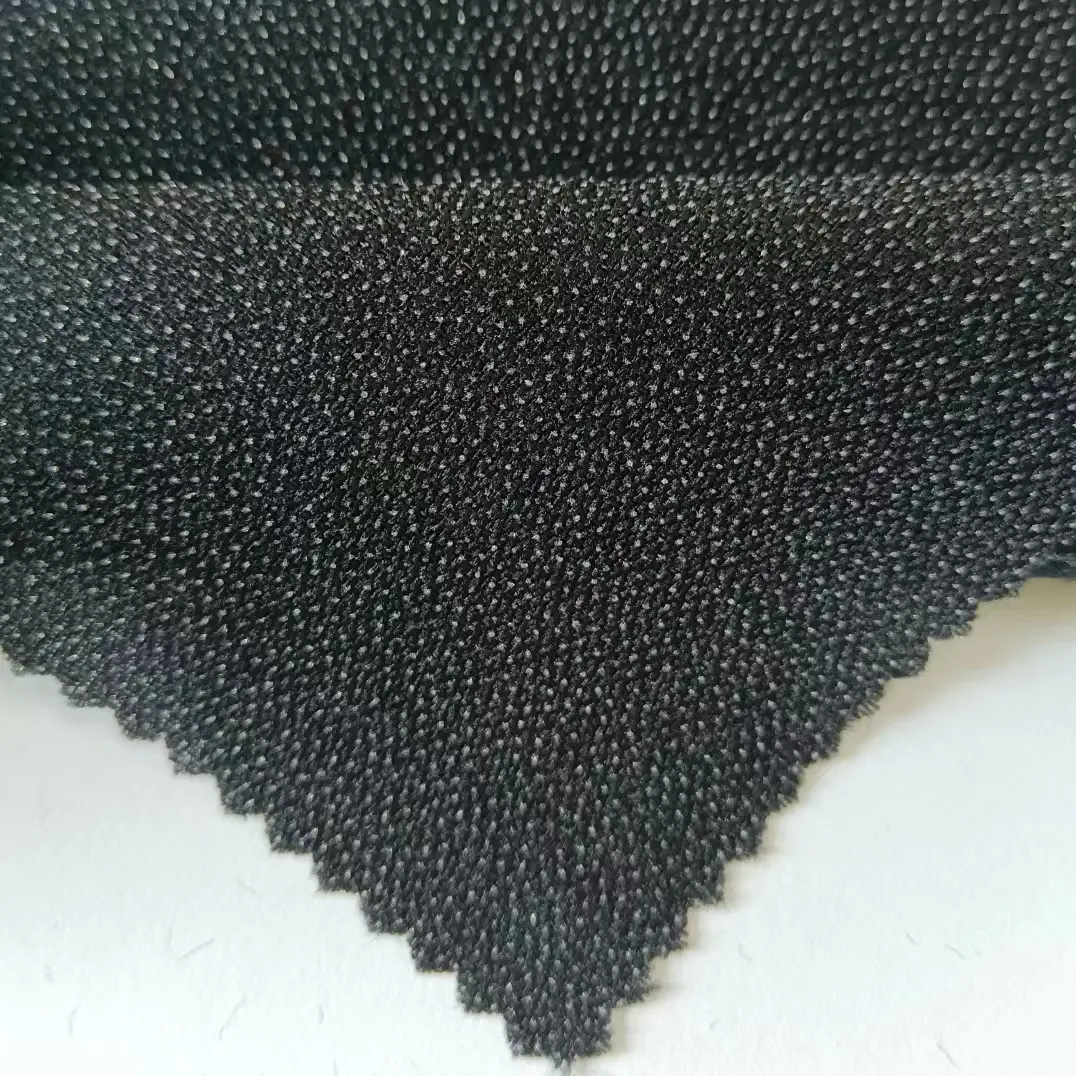 Anufacturer-tejido de sarga renovable para traje de hombre, tejido entrelazado fusible