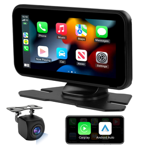 Pantalla táctil de 6 pulgadas Radio de coche universal Navegación GPS y Multimedia CarPlay inalámbrico Android Auto para Bluetooth Estéreo MusicPlay - Product Image 1