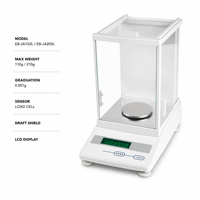 Balance analytique de précision 0,001 g 110 g 210 g avec écran de protection pour la chimie et les laboratoires de recherche