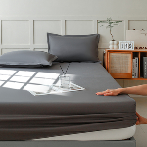 Fundas de cama impermeables ajustables de color sólido, colchas y fundas protectoras de colchón para exportación - Product Image 5